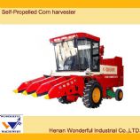 Self-propelled corn harvester