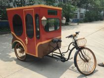 4- passenger Closed model Solar Electric Rickshaw